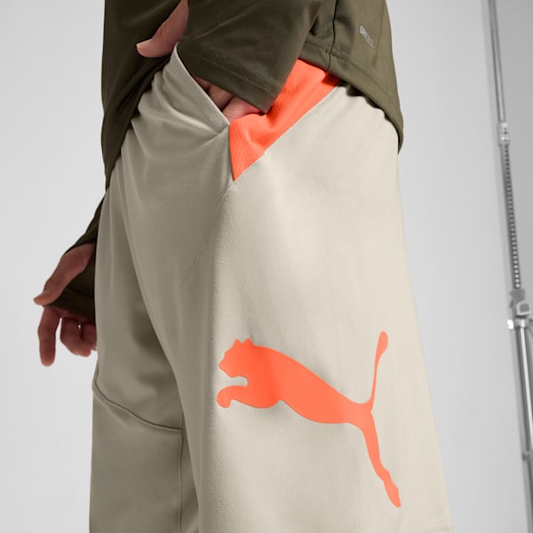 Pantalones cortos PUMA Train 10" para hombre, Desert Dust, extralarge